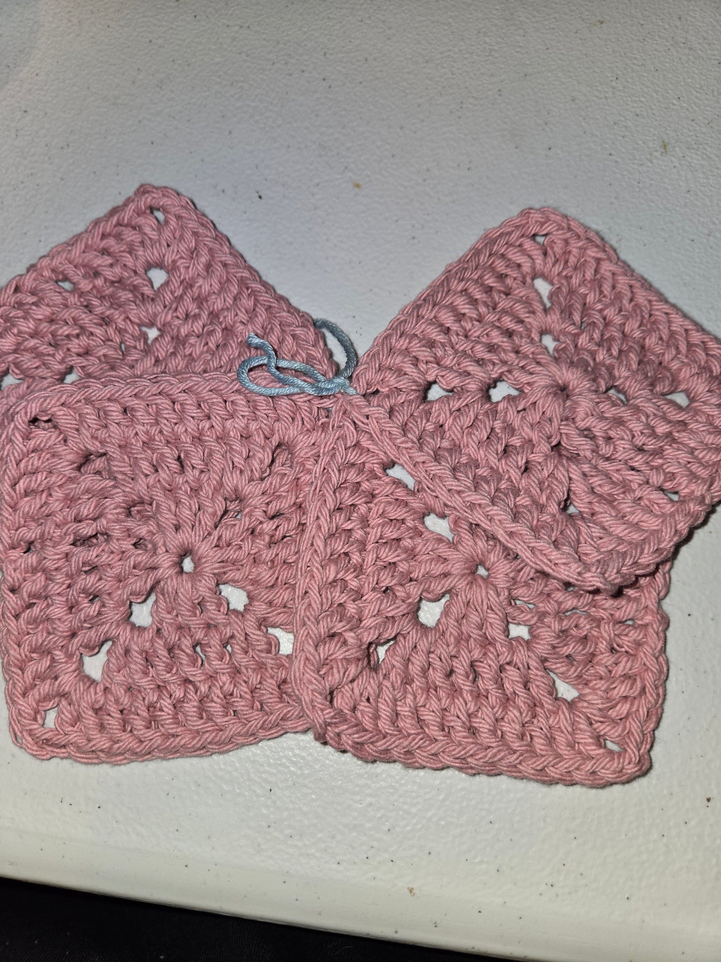 Crochet coasters, set of 4