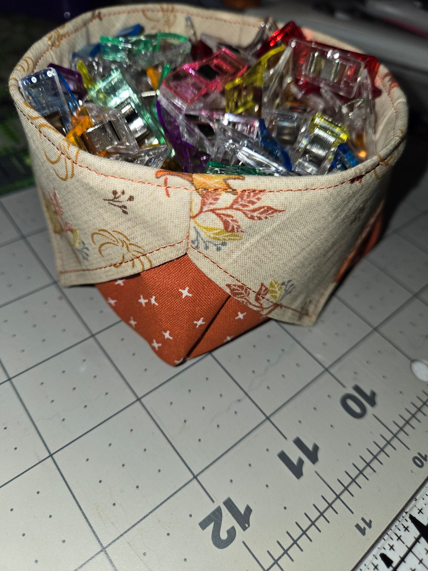 4 Inch Fabric Basket