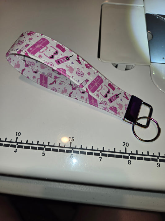 Faux Leather Wristlet