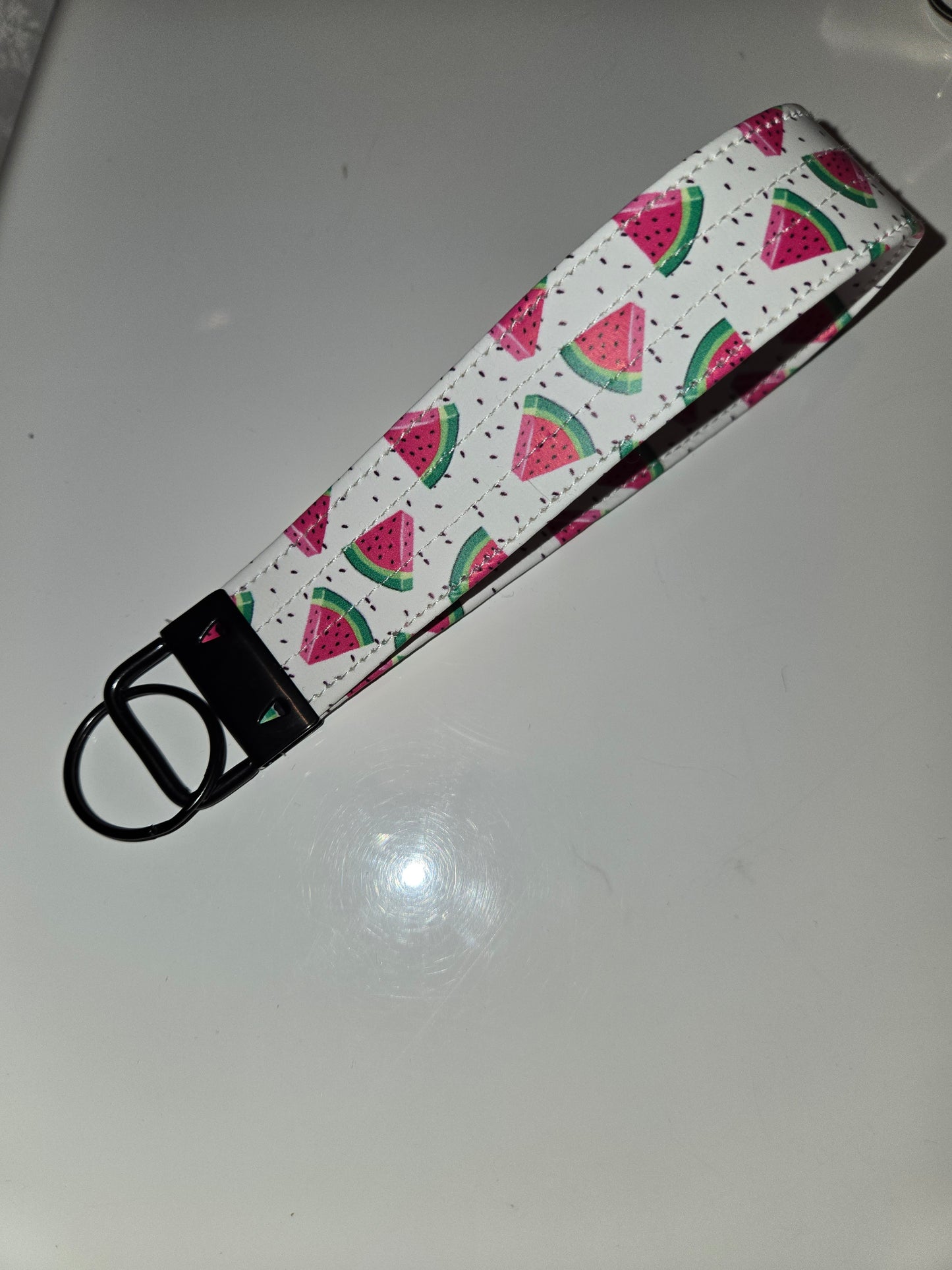 Faux Leather Wristlet