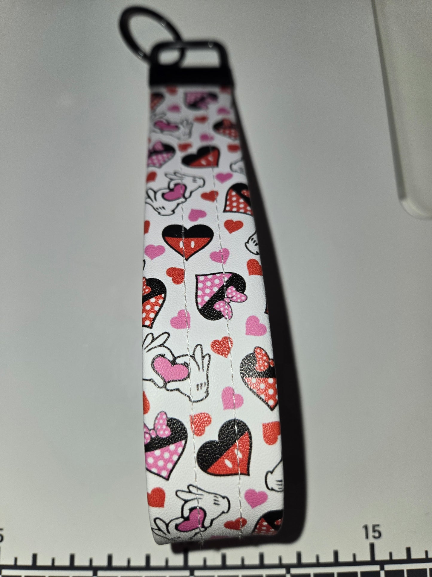 Faux Leather Wristlet