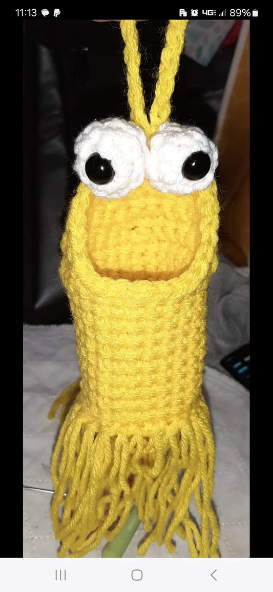 Crochet Monster Car Catch All